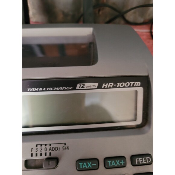 casio hr 100tm printing calculator 12 Digit Electric Calculator - Picture 3 of 5